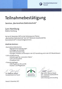 Barrierefreie Elektrotechnik